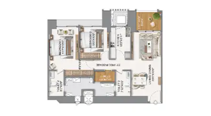 3 BHK | 1675-1750 SqFt